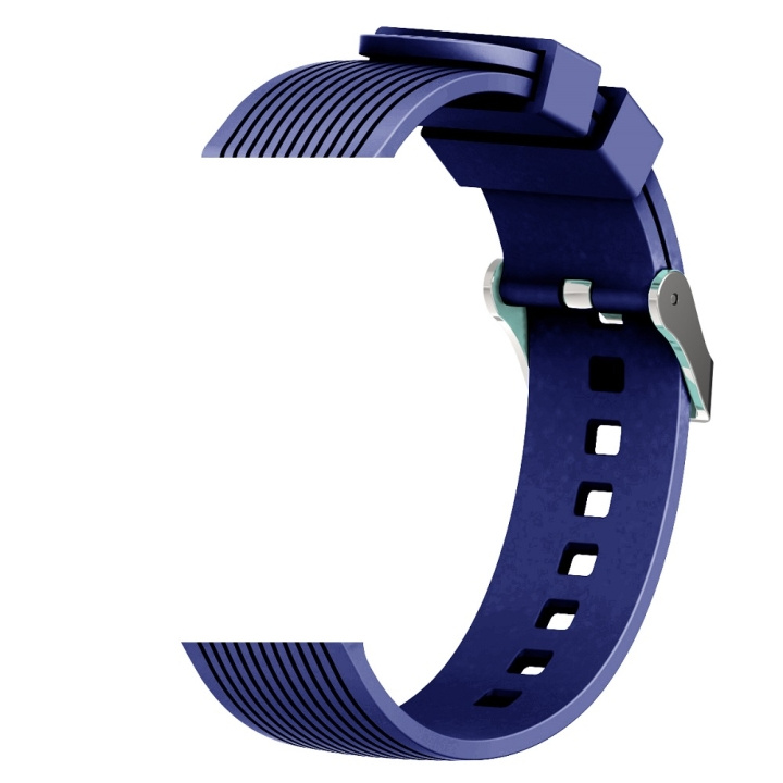 Devia armbånd Deluxe Sport til Samsung Watch 1/2/3 42mm (20mm) mørkeblå i gruppen SPORT, FRITID & HOBBY / Smartwatch og Aktivitetsmålere / Tilbehør hos TP E-commerce Nordic AB (C78684)