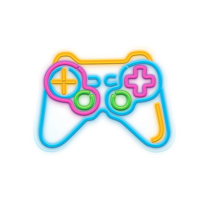 NEOLIA Neon LED-skilt - Gamepad, flerfarget, dimbar i gruppen Elektronikk / Lys / Annen belysning hos TP E-commerce Nordic AB (C78694)