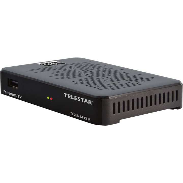 TELESTAR TELEMINI T2 IR ekstremt kompakt DVB-T2/DVB-C HDTV-mottaker (inkl. 12 måneder freenet TV) i gruppen Elektronikk / Lyd & Bilde / TV og tilbehør / Smart-TV hos TP E-commerce Nordic AB (C78725)
