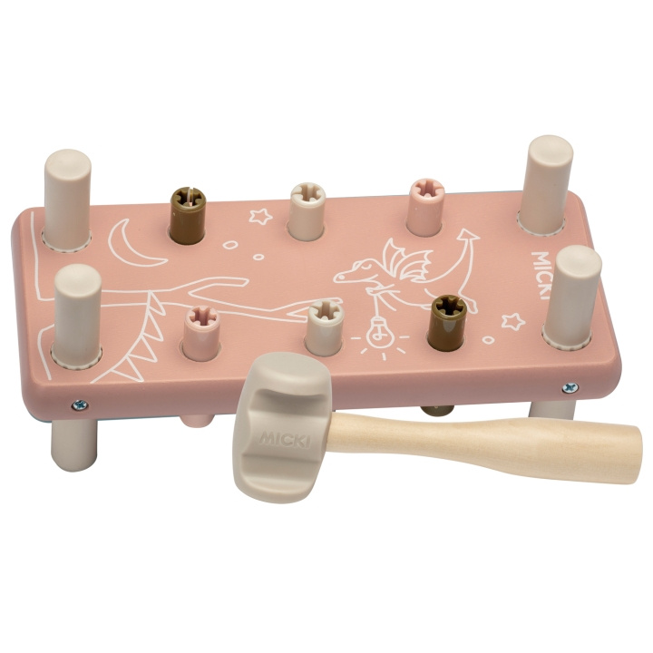 Micki Bolt board Pink i gruppen LEKER, BARN OG BABY / Babyleker (0-3 år) / Aktivitetsleker hos TP E-commerce Nordic AB (C78811)