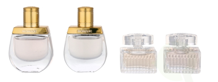 Chloe Les Parfums Sett 20 ml Nomade Edp 5ml/Edt 5ml/Chloe Edp 5ml/Chloe Rose Tangerine Edt 5ml i gruppen HELSE OG SKJØNNHET / Gavesett / Gavesett for henne hos TP E-commerce Nordic AB (C78884)