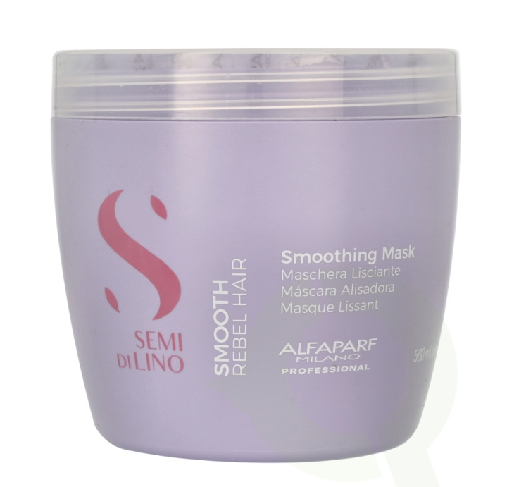 Alfaparf Semi Di Lino Smoothing Mask 500 ml i gruppen HELSE OG SKJØNNHET / Hudpleie / Ansikt / Masker hos TP E-commerce Nordic AB (C78904)