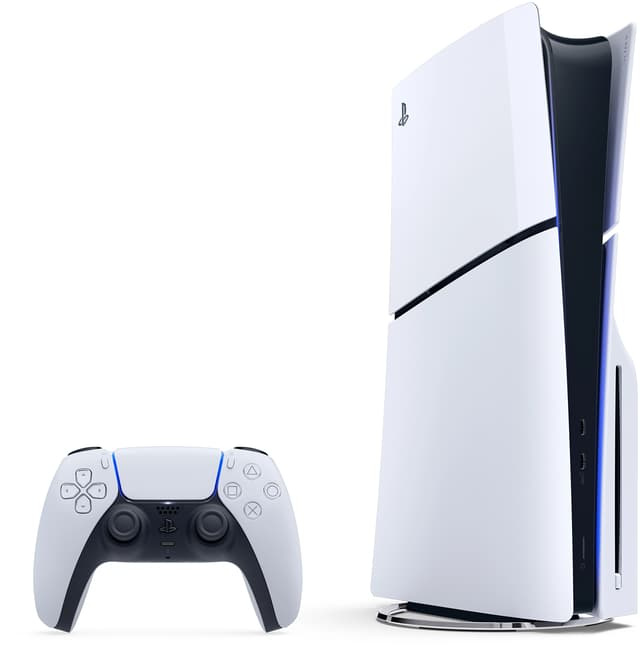 Sony PlayStation 5 Slim (PS5) Standard Edition (D-chassis) i gruppen Elektronikk / TV-spill & tilbehør / Sony PlayStation 5 / Spillkonsoller hos TP E-commerce Nordic AB (C78942)