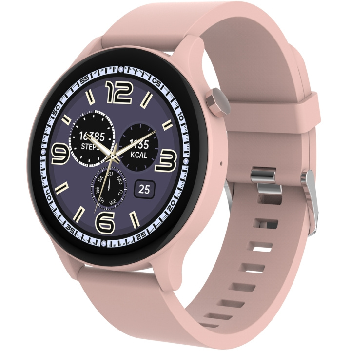 Denver Bluetooth-smartklokke rosa/beige i gruppen SPORT, FRITID & HOBBY / Smartwatch og Aktivitetsmålere / Smartwatches hos TP E-commerce Nordic AB (C78950)