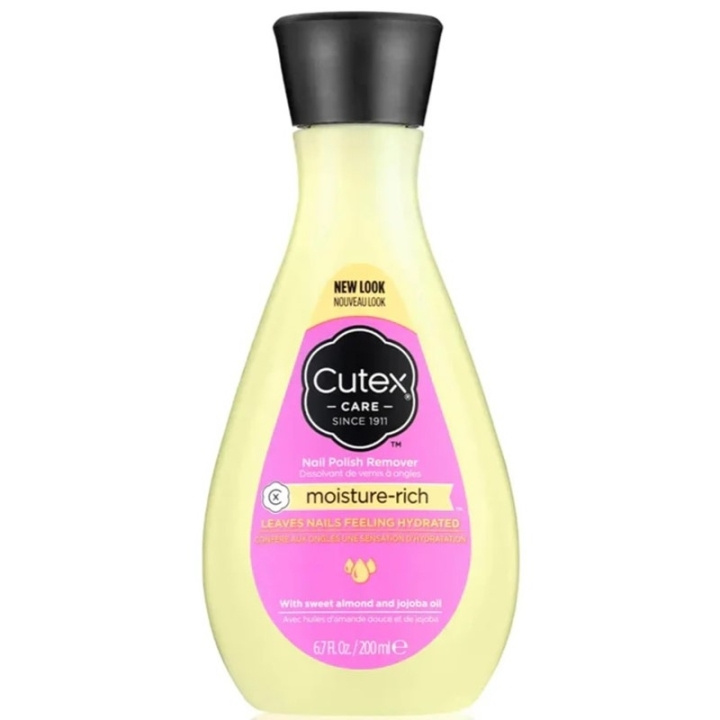 Cutex Moisture-Rich Neglelakkfjerner 200 ml i gruppen HELSE OG SKJØNNHET / Manikyr/pedikyr / Neglelakkfjerner hos TP E-commerce Nordic AB (C78989)