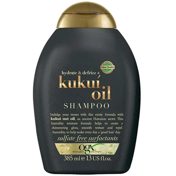 OGX Kukui olje sjampo 385ml i gruppen HELSE OG SKJØNNHET / Hår & styling / Hårpleie / Sjampo hos TP E-commerce Nordic AB (C78994)