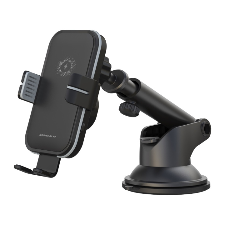 Xo bilholder WX027 med trådløs induktiv lader svart 15W med sugekopp i gruppen Bil / Bilholder / Bilholdere smarttelefon hos TP E-commerce Nordic AB (C79170)