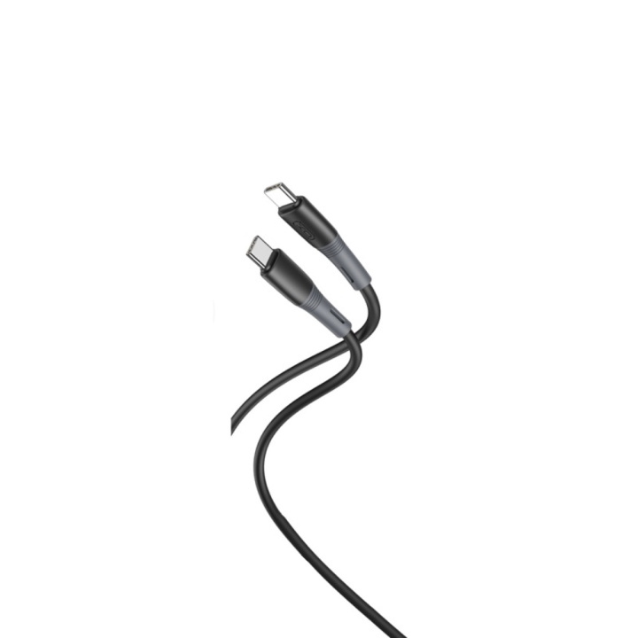 Xo kabel NB-Q226B USB-C - USB-C 1m 60W svart i gruppen Datautstyr / Kabler og adaptere / USB / USB-C hos TP E-commerce Nordic AB (C79233)