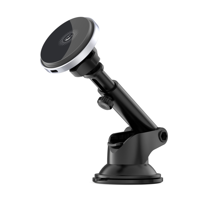 Xo magnetisk bilholder CX017 med trådløs induktiv lader svart 15W med sugekopp i gruppen Bil / Bilholder / Bilholdere smarttelefon hos TP E-commerce Nordic AB (C79260)