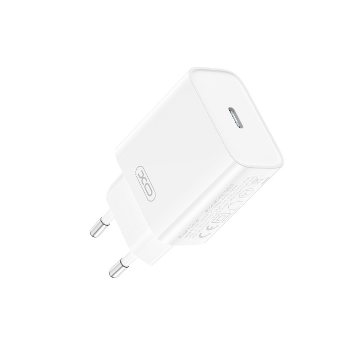 Xo vegglader CE15 PD 20W 1x USB-C hvit i gruppen SMARTTELEFON & NETTBRETT / Ladere og Kabler / Vegglader / Vegglader Type C hos TP E-commerce Nordic AB (C79269)
