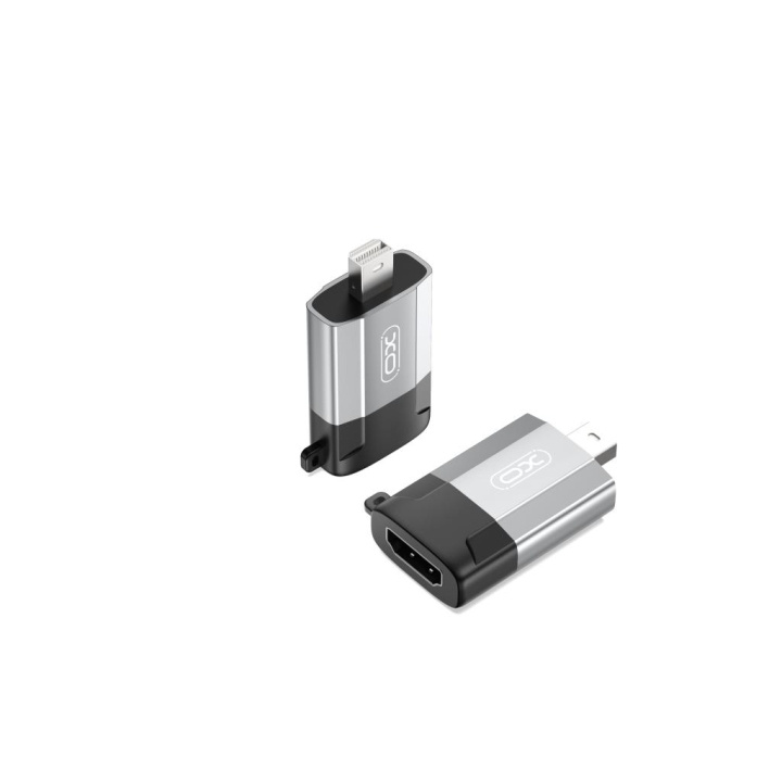 Xo adapter GB015 mini Displayport - HDMI 4K grå i gruppen Elektronikk / Kabler og adaptere / HDMI / Adaptere hos TP E-commerce Nordic AB (C79293)