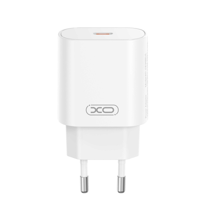 Xo vegglader CE25 PD 25W 1x USB-C hvit i gruppen SMARTTELEFON & NETTBRETT / Ladere og Kabler / Vegglader / Vegglader Type C hos TP E-commerce Nordic AB (C79318)