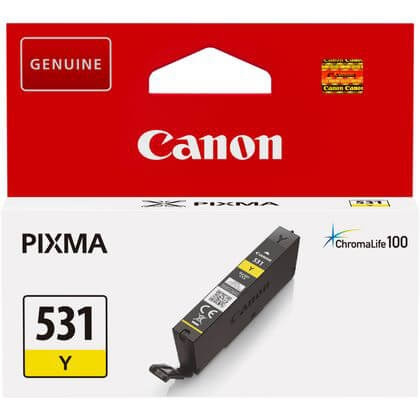 Canon Blekk 6121C001 CLI-531 Gul i gruppen Datautstyr / Skrivere og tilbehør / Blekk og toner / Blekkpatroner / Canon hos TP E-commerce Nordic AB (C79426)