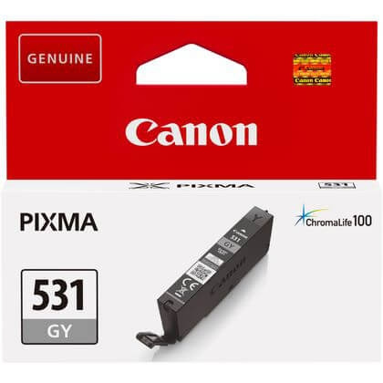 Canon Blekk 6122C001 CLI-531 Grått i gruppen Datautstyr / Skrivere og tilbehør / Blekk og toner / Blekkpatroner / Canon hos TP E-commerce Nordic AB (C79427)