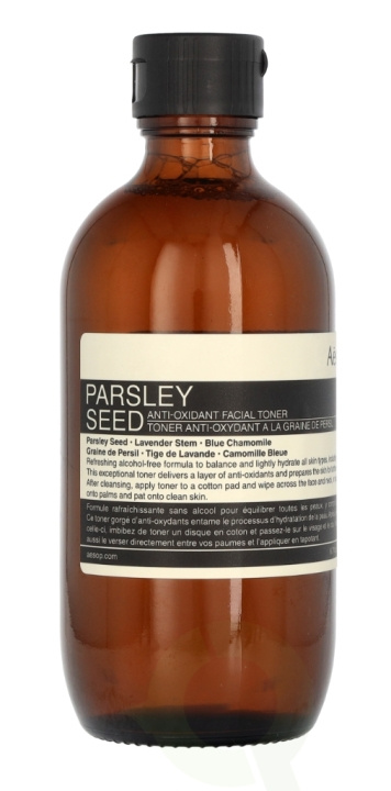 AESOP Persillefrø Anti Oxidant ansiktsvann 200 ml i gruppen HELSE OG SKJØNNHET / Hudpleie / Ansikt / Hudserum hos TP E-commerce Nordic AB (C79537)
