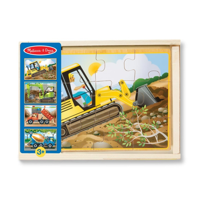 Melissa & Doug Puslespill i tre i en eske Konstruksjon i gruppen LEKER, BARN OG BABY / Leker / Barnas puslespill hos TP E-commerce Nordic AB (C79817)