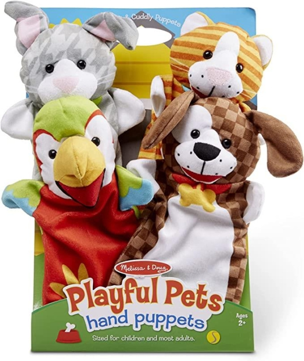Melissa & Doug Hånddukker Lekende kjæledyr i gruppen LEKER, BARN OG BABY / Babyleker (0-3 år) / Kosedyr hos TP E-commerce Nordic AB (C79829)