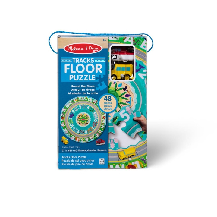 Melissa & Doug Gulvpuslespill og lekesett Round the Shore i gruppen LEKER, BARN OG BABY / Leker / Barnas puslespill hos TP E-commerce Nordic AB (C79855)