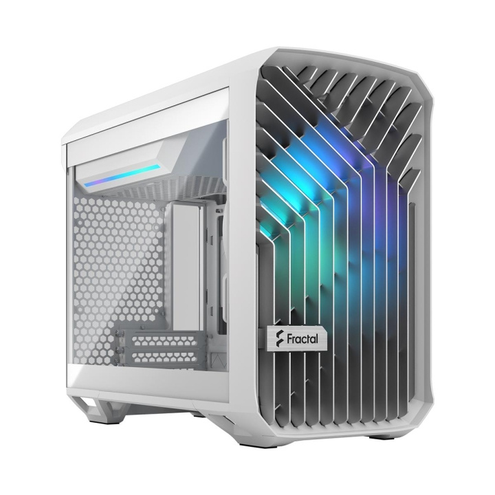 Fractal Design Torrent Nano RGB White TG Clear Tint i gruppen Datautstyr / PC-Komponenter / Chassis hos TP E-commerce Nordic AB (C79951)