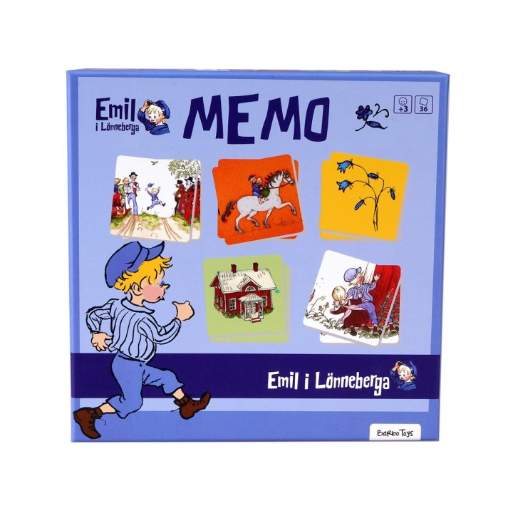 Barbo Toys Emil Memo i gruppen LEKER, BARN OG BABY / Spill / Barnespill hos TP E-commerce Nordic AB (C79962)