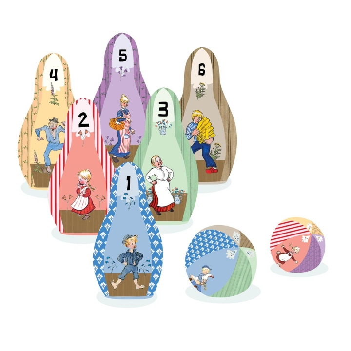Barbo Toys Emil Mykt bowlingsett i gruppen LEKER, BARN OG BABY / Spill / Barnespill hos TP E-commerce Nordic AB (C79978)