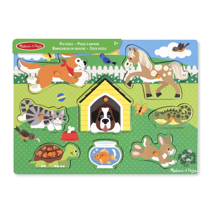 Melissa & Doug Puslespill med kjæledyr i tre i gruppen LEKER, BARN OG BABY / Leker / Barnas puslespill hos TP E-commerce Nordic AB (C80001)