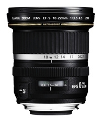 Canon EF-S 10-22 mm f/3,5-4,5 USM ultravidvinkel zoomobjektiv i gruppen Elektronikk / Foto og video / Fotograferingsutstyr / Kameralinser og tilbehør hos TP E-commerce Nordic AB (C80045)