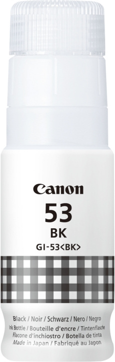 Canon GI-53 BK-svart flaske, svart i gruppen Datautstyr / Skrivere og tilbehør / Blekk og toner / Blekkpatroner / Canon hos TP E-commerce Nordic AB (C80336)