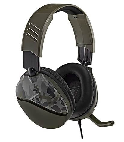 Turtle Beach Recon 70 Grønn kamuflasje i gruppen Elektronikk / TV-spill & tilbehør / Xbox One / Tilbehør hos TP E-commerce Nordic AB (C80930)