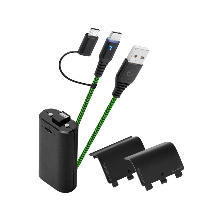 EgoGear Charging Kit SCH10 for XBX i gruppen Elektronikk / TV-spill & tilbehør / Xbox Series X / Tilbehør hos TP E-commerce Nordic AB (C81331)