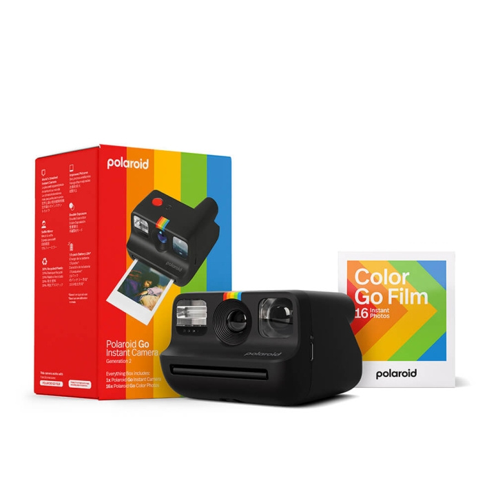 Polaroid Kamera Go Gen. 2 Everything Box Svart i gruppen Elektronikk / Foto og video / Kameraer hos TP E-commerce Nordic AB (C81386)