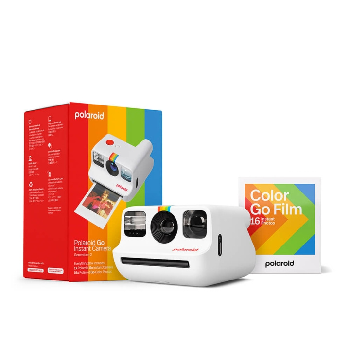 Polaroid Kamera Go Gen. 2 Everything Box Hvit i gruppen Elektronikk / Foto og video / Kameraer hos TP E-commerce Nordic AB (C81387)