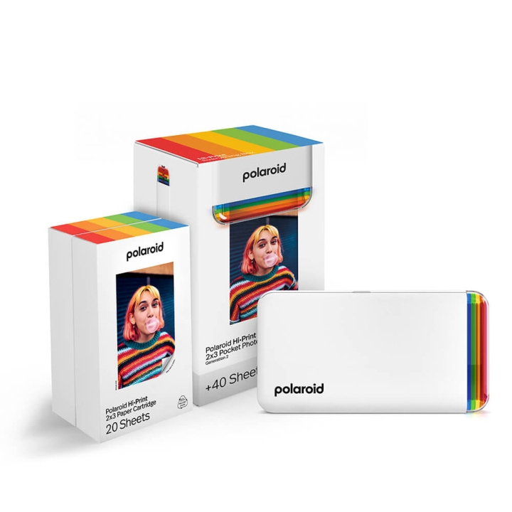 Polaroid Skriver HiPrint 2x3 Gen. 2 Everything Box Hvit i gruppen Elektronikk / Foto og video / Fotograferingsutstyr / Annet hos TP E-commerce Nordic AB (C81408)