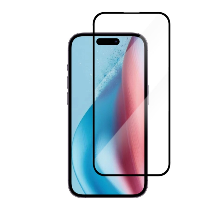 Champion Skjermbeskytter iPhone 16 / 15 Svart i gruppen SMARTTELEFON & NETTBRETT / Mobilbeskyttelse / Apple / iPhone 16 hos TP E-commerce Nordic AB (C81441)