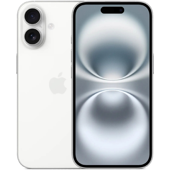 Apple iPhone 16 256 GB Hvit i gruppen SMARTTELEFON & NETTBRETT / Mobiltelefoner & smartphones hos TP E-commerce Nordic AB (C81483)
