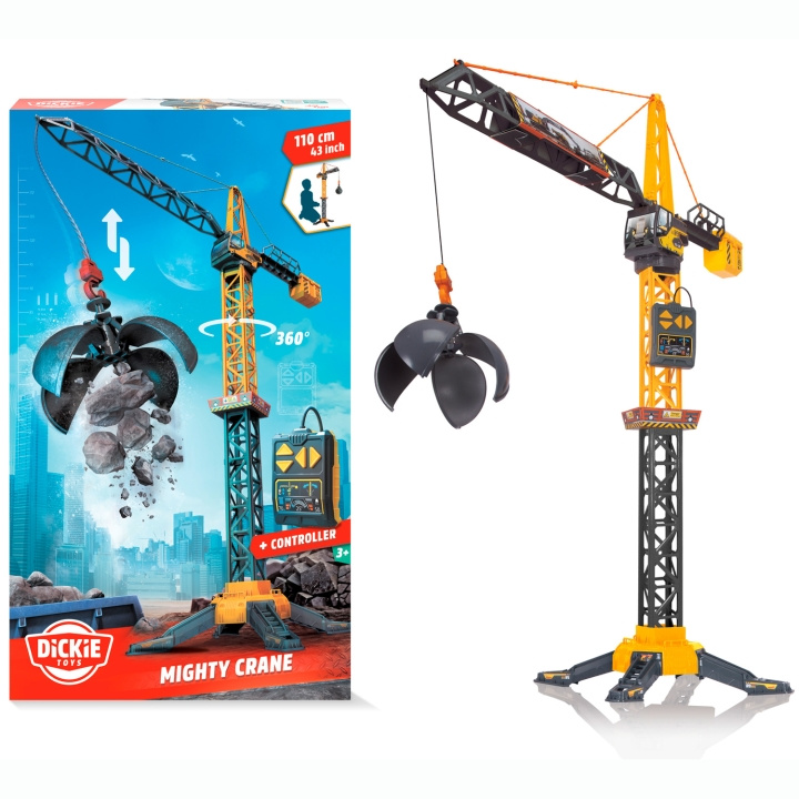 Dickie Radiostyrt stor kran, 110 cm i gruppen LEKER, BARN OG BABY / Radiostyrt / Annet radiostyrt hos TP E-commerce Nordic AB (C81524)