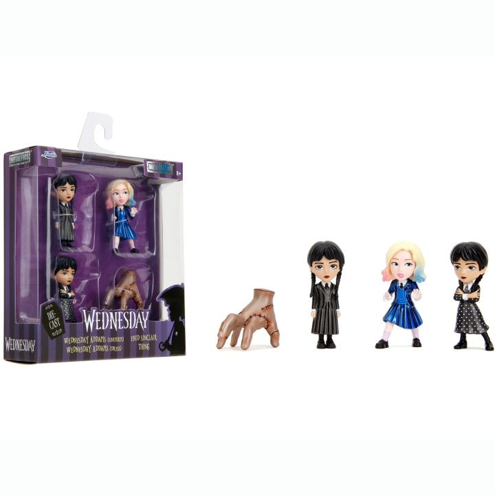 Jada Toys Onsdag samlefigur 4-pk, 6 cm i gruppen LEKER, BARN OG BABY / Leker / Figurer, miniatyrer og tilbehør hos TP E-commerce Nordic AB (C81537)