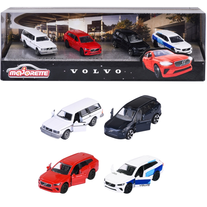 Majorette Volvo Cars 4-pakning gaveeske i gruppen LEKER, BARN OG BABY / Leker / Lekebiler hos TP E-commerce Nordic AB (C81539)