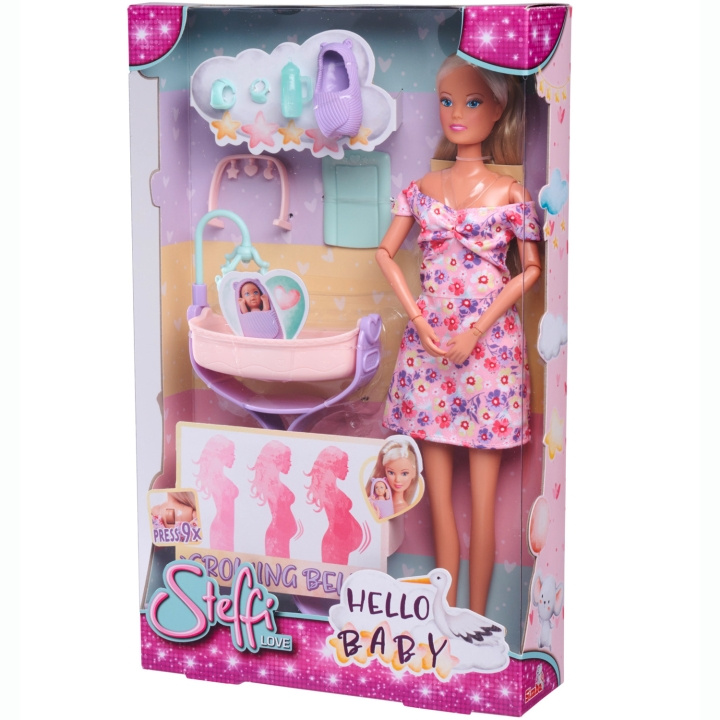 Simba Toys Steffi LOVE Gravid med voksende mage i gruppen LEKER, BARN OG BABY / Leker / Dukker & tilbehør hos TP E-commerce Nordic AB (C81547)