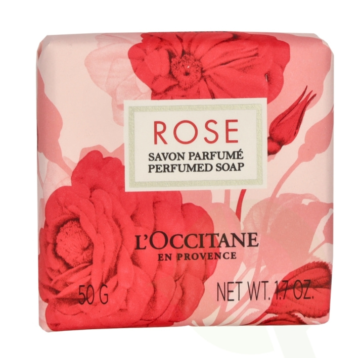 L\'Occitane Parfymert såpe med rose 50 g i gruppen HELSE OG SKJØNNHET / Hudpleie / Kroppspleie / Duftsåpe hos TP E-commerce Nordic AB (C81585)