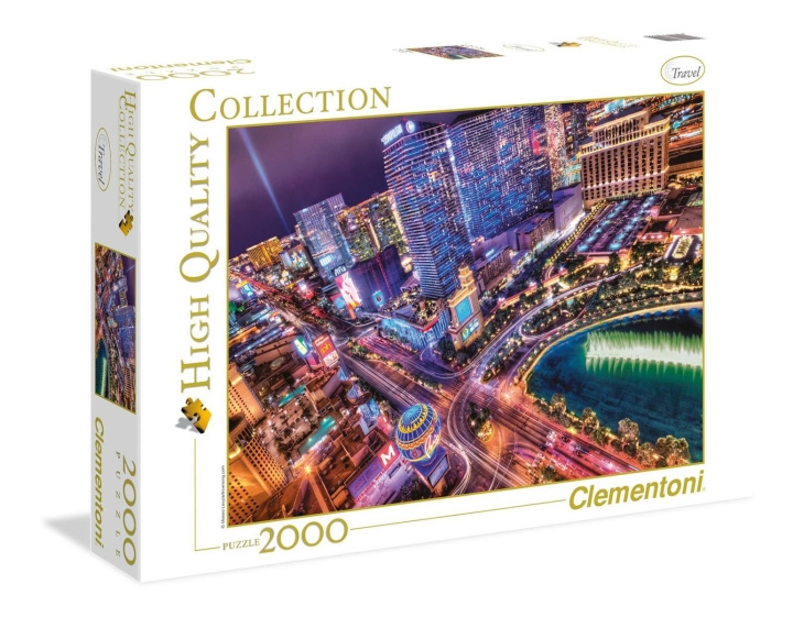 Clementoni 2000 brikker høykvalitets kolleksjon LAS VEGAS i gruppen SPORT, FRITID & HOBBY / Hobby / Puslespill hos TP E-commerce Nordic AB (C81730)