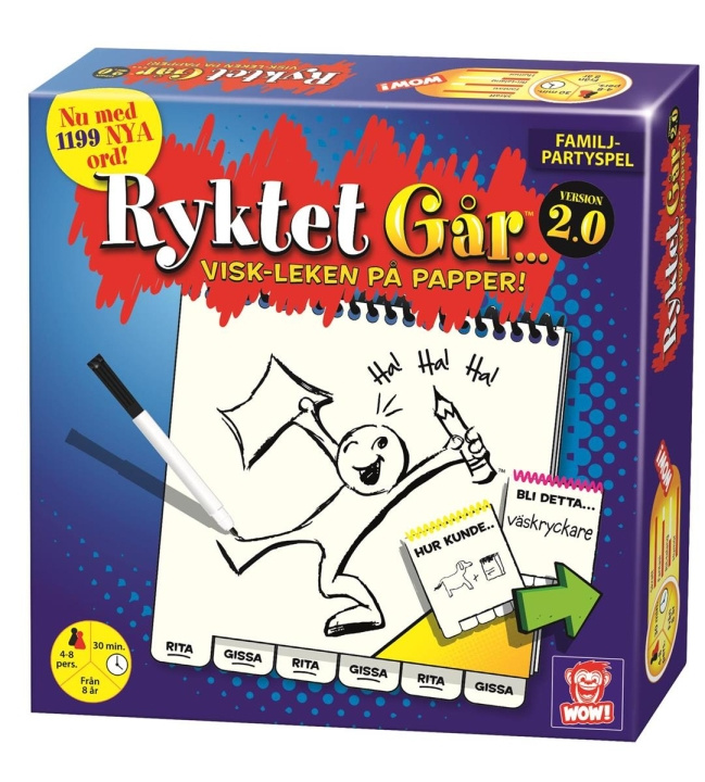 Plasto Rumour Goes versjon 2.0 (SE) i gruppen LEKER, BARN OG BABY / Spill / Brettspill hos TP E-commerce Nordic AB (C81747)