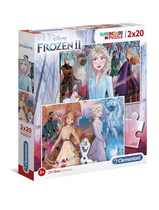 Clementoni 2x20 brikker Puslespill Kids Frozen 2 i gruppen LEKER, BARN OG BABY / Leker / Barnas puslespill hos TP E-commerce Nordic AB (C81750)
