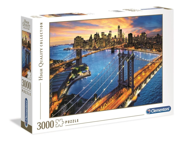 Clementoni 3000 brikker høykvalitets samling New York i gruppen SPORT, FRITID & HOBBY / Hobby / Puslespill hos TP E-commerce Nordic AB (C81796)