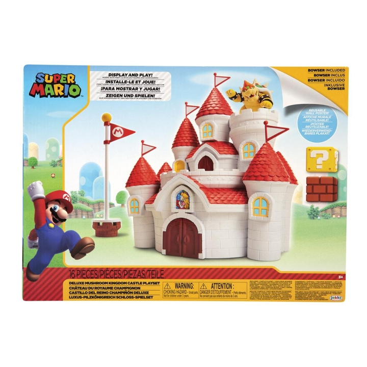 JAKKS Pacific Super Mario 2,5 tommers lekesett Deluxe Sopprikets slott i gruppen LEKER, BARN OG BABY / Leker / Lekesett hos TP E-commerce Nordic AB (C81817)