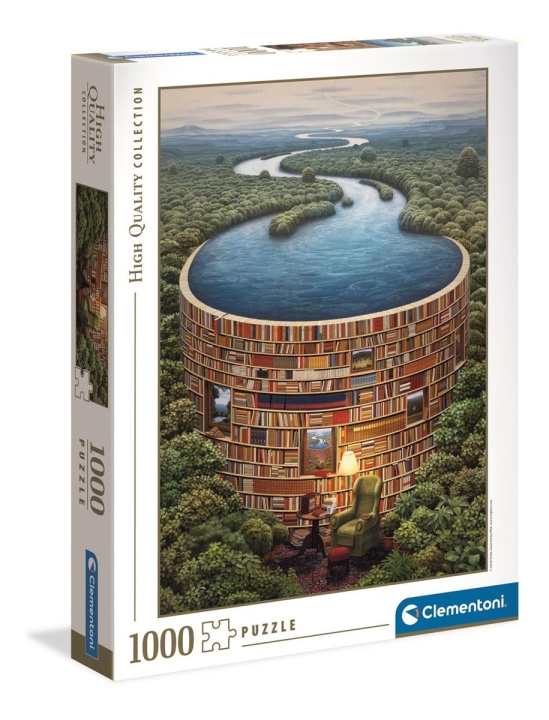 Clementoni 1000 brikker av høy kvalitet Collection Bibliodame i gruppen SPORT, FRITID & HOBBY / Hobby / Puslespill hos TP E-commerce Nordic AB (C81826)