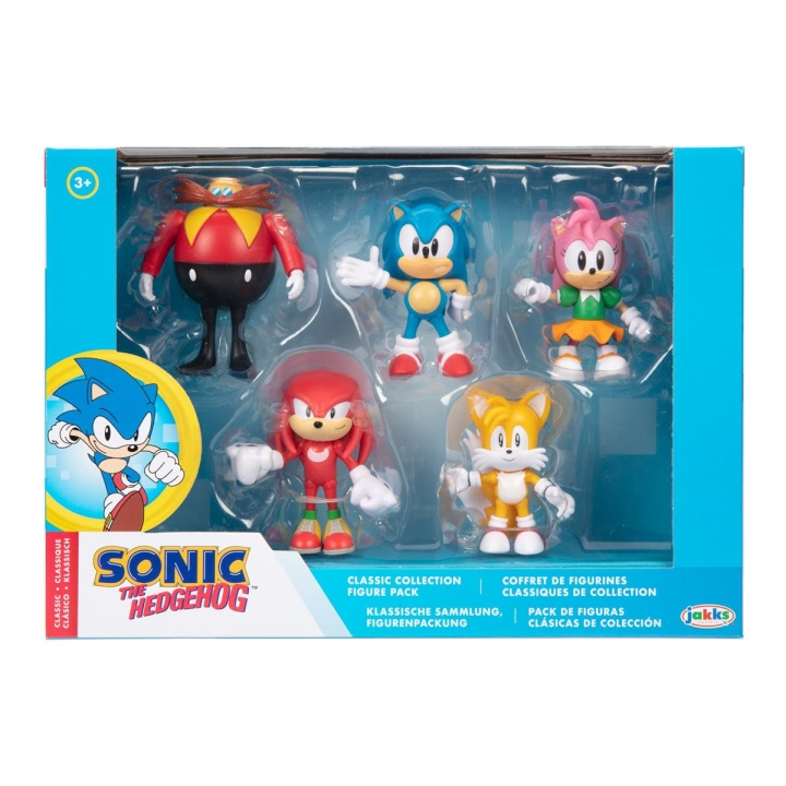 JAKKS Pacific Sonic the Hedgehog 2,5 tommers figur 5-pakning i gruppen LEKER, BARN OG BABY / Leker / Figurer, miniatyrer og tilbehør hos TP E-commerce Nordic AB (C81887)