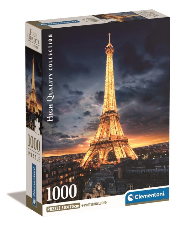 Clementoni 1000 stk CB Collection Tour Eiffel av høy kvalitet i gruppen SPORT, FRITID & HOBBY / Hobby / Puslespill hos TP E-commerce Nordic AB (C81948)