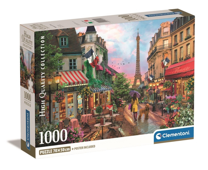 Clementoni 1000 stk CB høykvalitets blomsterkolleksjon i Paris i gruppen SPORT, FRITID & HOBBY / Hobby / Puslespill hos TP E-commerce Nordic AB (C81950)
