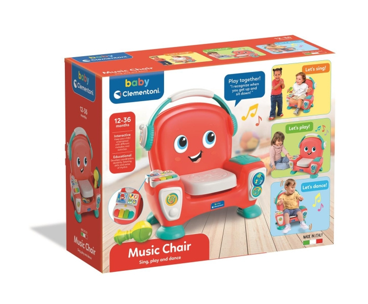 Clementoni Musikkstol i gruppen LEKER, BARN OG BABY / Babyleker (0-3 år) / Aktivitetsleker hos TP E-commerce Nordic AB (C81982)